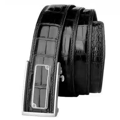 杰伦欧斯 不锈钢自动扣档真皮商务休闲 皮带 男款