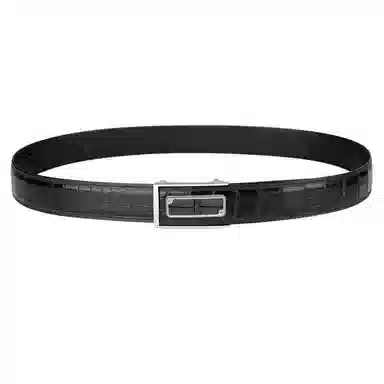 杰伦欧斯 不锈钢自动扣档真皮商务休闲 皮带 男款