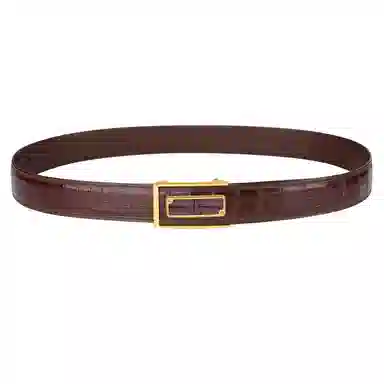 杰伦欧斯 不锈钢自动扣档真皮商务休闲 皮带 男款