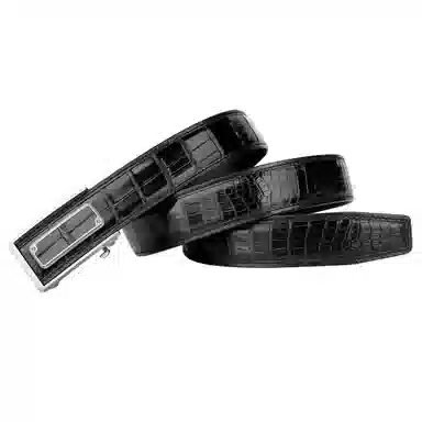 杰伦欧斯 不锈钢自动扣档真皮商务休闲 皮带 男款