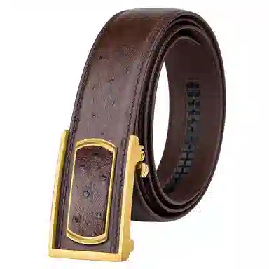 杰伦欧斯 高端自动扣真皮商务 头层牛皮 皮带 男款