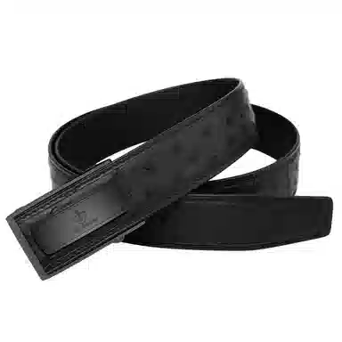 杰伦欧斯 自动扣商务钢扣 头层牛皮 皮带 男款