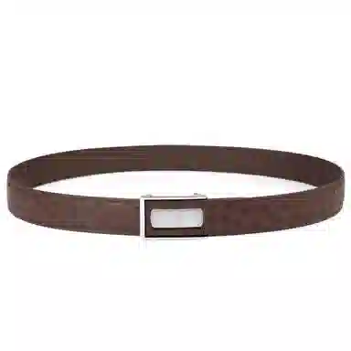 杰伦欧斯 自动扣商务钢扣 头层牛皮 皮带 男款