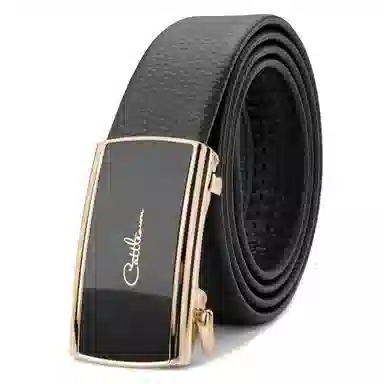 牛当家 内穿自动扣软皮商务 皮带 男款