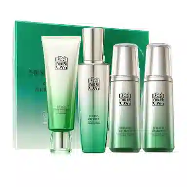 百雀羚 肌初赋活臻享护肤套装 淡纹紧致保湿滋润 四件套