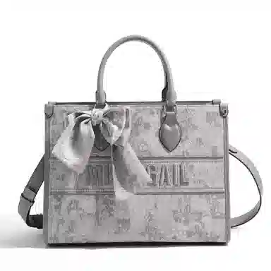 MISS GAIL Embroidered Tote Bag