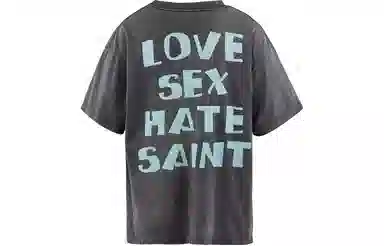 SAINT Mxxxxxx x SHERMER ACADEMY SS24 Grey T-Shirt