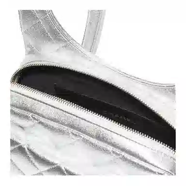 Chanel 24C Silver Backpack