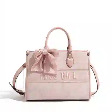 MISS GAIL Embroidered Tote Bag