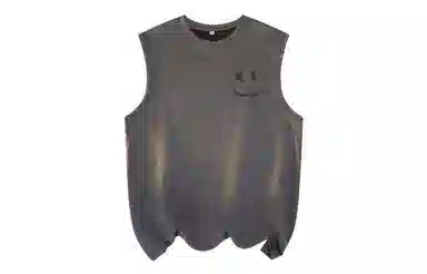 LA'T.WEEKEND Devil Smile Sleeveless Vest