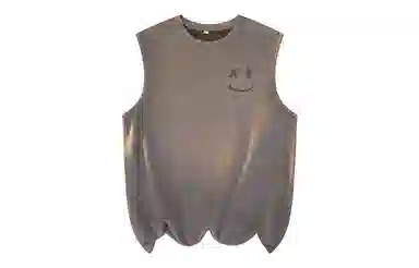 LA'T.WEEKEND Devil Smile Sleeveless Vest