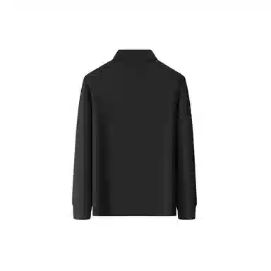 富铤 纯色针织翻领弹力长袖卫衣 男款