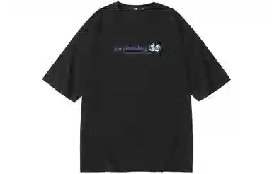 TVX Letter Print Oversized Cotton T-Shirt