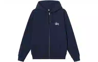 Stussy SS22 Basic Stussy Zip Hood Logo