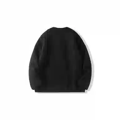 我是大卫 纯色简约羊羔毛保暖加厚休闲夹克外套 男女同款