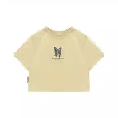 BJHG Gradient Reflective Butterfly T-Shirt