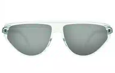DIOR Sunglasses Silver Gray Reflective Transparent Frame