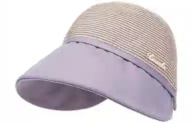 优幽兰 赫本风出游可扎马尾显脸小韩版大檐显脸小时尚休闲透气 聚酯纤维 防晒帽 男女同款情侣款