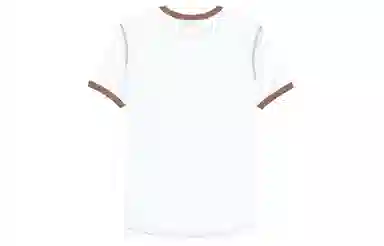 Drew House Secret Ss Ringer Tee White/Brown