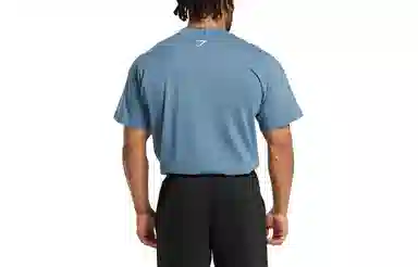 GYMSHARK Property Of T-Shirt Blue