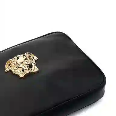 Versace Medusa Zip Wallet Black