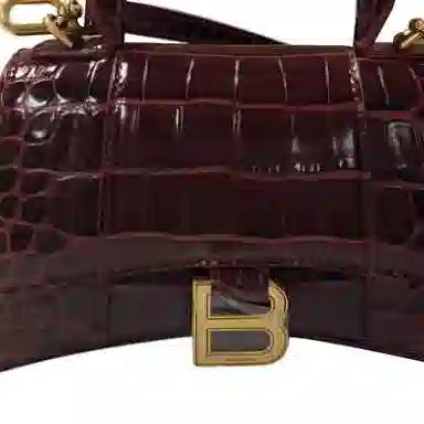 Balenciaga Hourglass Deep Red