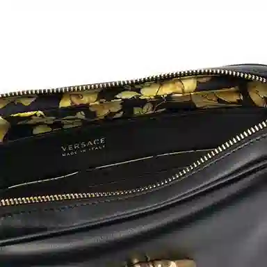 Versace Medusa Zip Wallet Black