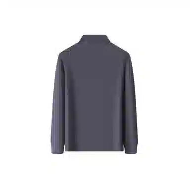 富铤 纯色针织翻领弹力长袖卫衣 男款