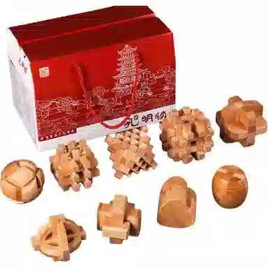 乐智由我 孔明锁鲁班锁 玩具