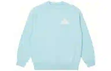PALACE FW22 Tri-Ferg Slub Crew Light Blue Logo