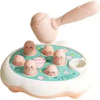 益米 打地鼠玩具 萌趣地鼠敲敲乐 解压 早教益智玩具