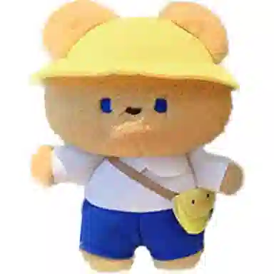 兰妮诗 上学系列 小狗小兔小熊上学 玩偶 毛绒挂件