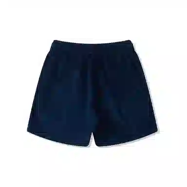 我是大卫 运动阔腿纯色百搭宽松休闲短裤 男款 深蓝色