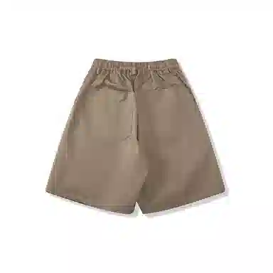 我是大卫 薄款简约舒适百搭纯色休闲短裤 男款 卡其色
