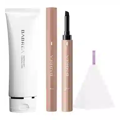 芭贝拉 氨基酸温和乳眉膏组合 清洁