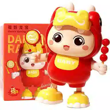 益米 早教系列 会跳舞的龙宝宝  益智玩具 抬头训练 哄娃神器 新年送礼