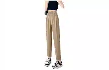 棉购 纯色简约休闲西装裤 女款