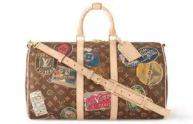 LOUIS VUITTON keepallBandoulire 45 Flight mode Monogram