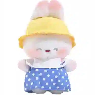 兰妮诗 上学系列 小狗小兔小熊上学 玩偶 毛绒挂件