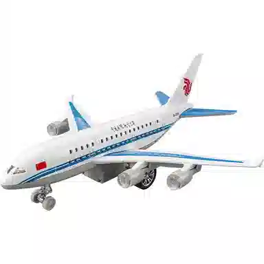 卡威 美生大型客机 航空飞机 仿真合金声光摆件 成品模型
