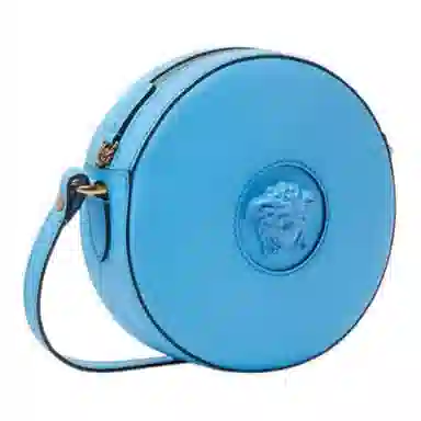 Versace La Medusa Chain Bag Blue