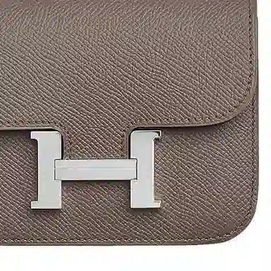 HERMES Constance Slim Epsom 8F Gris tain