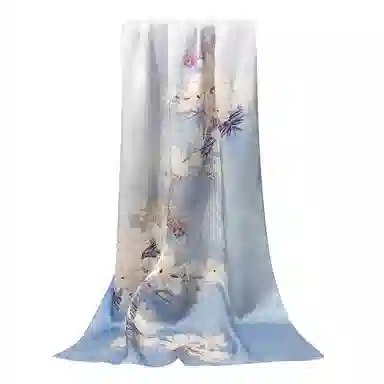 上海故事 丝韵百合 桑蚕丝 丝巾 女款 礼盒装