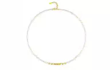 佐卡伊 浮光跃金小米珠 淡水珍珠 项链 女款