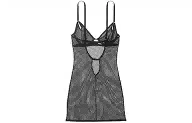 Victoria's Secret PINK Sheer Mesh SlipBlack