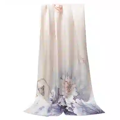 上海故事 丝韵百合 桑蚕丝 丝巾 女款 礼盒装