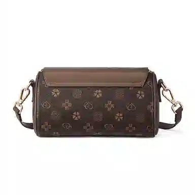 红蜻蜓 经典复古老印花高级感调节背带春夏季高级感百搭通勤 牛皮 单肩包腋下包斜挎包 常规 女款 多色