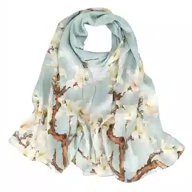 上海故事 真丝方巾 春望 桑蚕丝 丝巾 女款 礼盒装