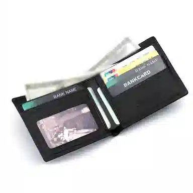 Laorentou Wallet Black