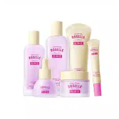 阿古丽娅 洛神花水漾沁颜八件套 精华水乳 滋润保湿